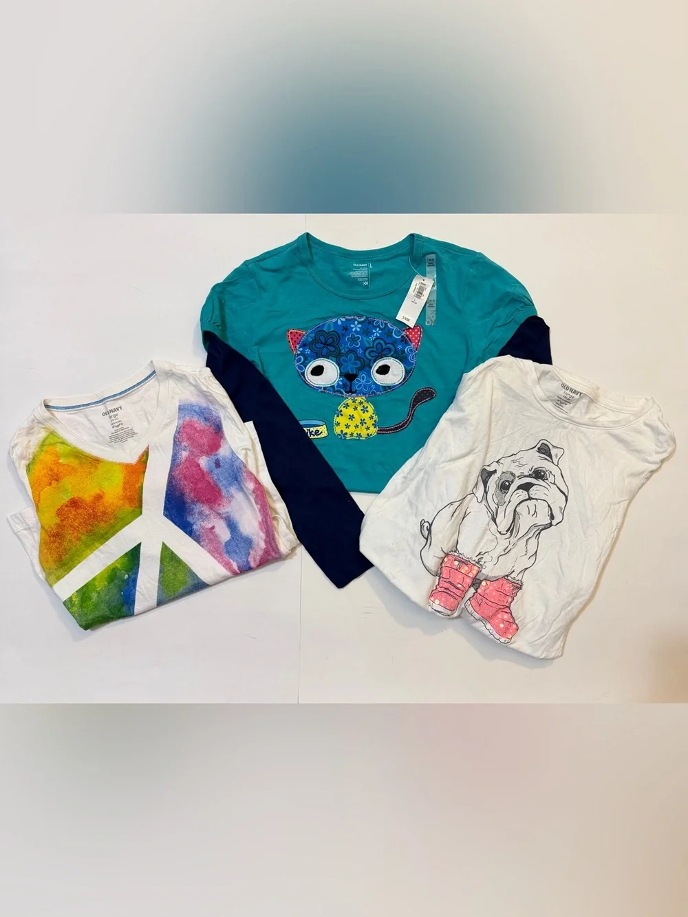 Lot of Old Navy Girls Long Sleeve Tops Size Large (10-12)